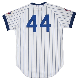 1976 Bruce Sutter Rookie Season Game Used & Signed Chicago Cubs Home Jersey (Sports Investors Authentication & Beckett)